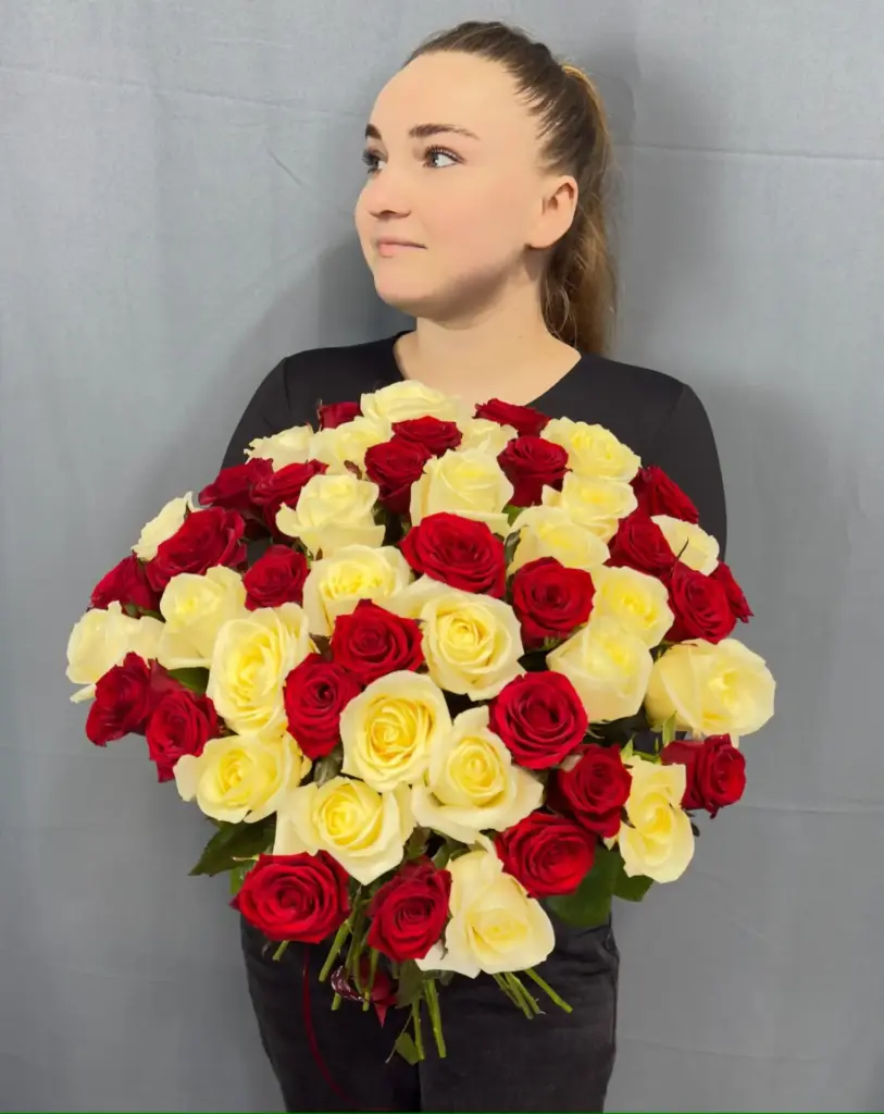 51 роза, 60 см