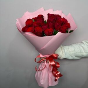 21 красная роза
