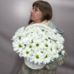 Корзиночка с ромашкой